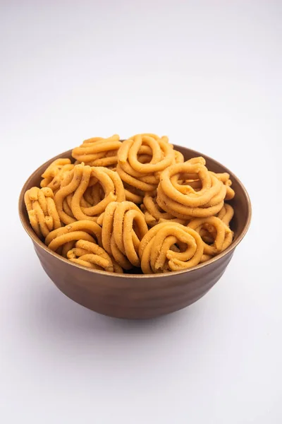 Murukku También Conocido Como Chakli Snack Tradicional Vegetariano Del Sur — Foto de Stock