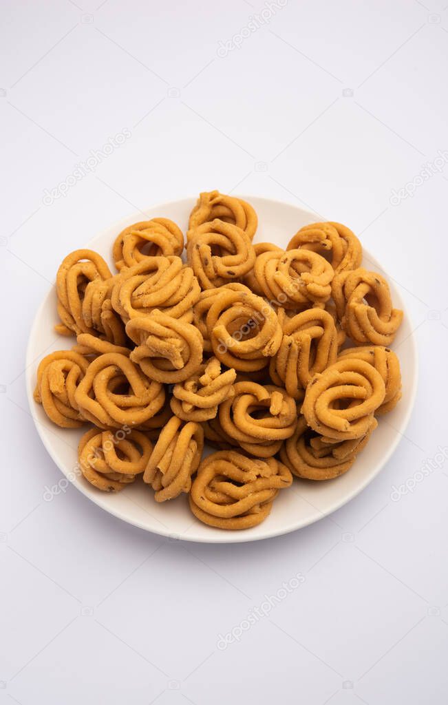 murukku also known as chakli south indian traditional vegetarian snack