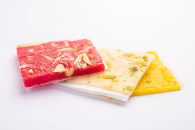 Mahim Halwa veya Bombay buz halkası Hint tatlısı tarifi.