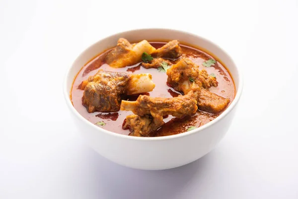 Mutton Gosht Masala Cordero Indio Rogan Josh Con Poco Condimento — Foto de Stock