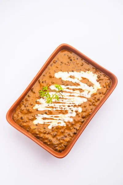 Dal Makhani Dal Makhni Est Une Recette Indienne Nord Servie — Photo