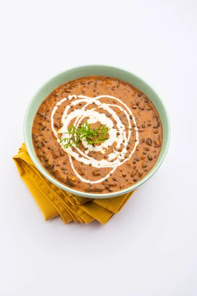 Dal Makhani Dal Makhni Een Noord Indisch Recept Geserveerd Kom — Stockfoto