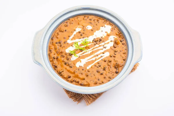 Dal Makhani Dal Makhni Een Noord Indisch Recept Geserveerd Kom — Stockfoto