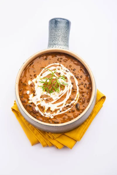 Dal Makhani Dal Makhni Est Une Recette Indienne Nord Servie — Photo