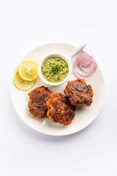 Tunde Kabab También Conocido Como Buffalo Pollo Kebab Galouti Carne — Foto de Stock