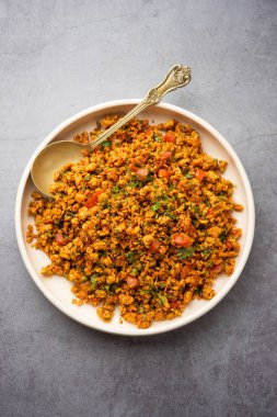 Yumurta bhurji ya da Masala Anda Bhurji, Hindistan 'da popüler bir sokak yemeği, kahvaltı, öğle yemeği ya da akşam yemeği tarifi olan çırpılmış yumurta türüdür.