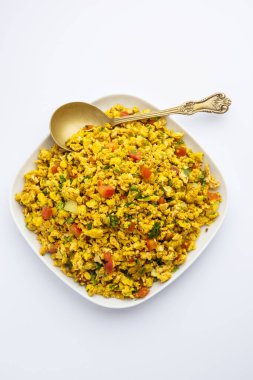 Yumurta bhurji ya da Masala Anda Bhurji, Hindistan 'da popüler bir sokak yemeği, kahvaltı, öğle yemeği ya da akşam yemeği tarifi olan çırpılmış yumurta türüdür.