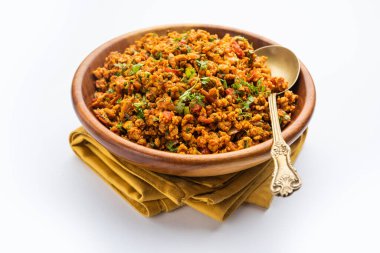Yumurta bhurji ya da Masala Anda Bhurji, Hindistan 'da popüler bir sokak yemeği, kahvaltı, öğle yemeği ya da akşam yemeği tarifi olan çırpılmış yumurta türüdür.