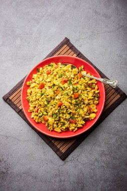 Yumurta bhurji ya da Masala Anda Bhurji, Hindistan 'da popüler bir sokak yemeği, kahvaltı, öğle yemeği ya da akşam yemeği tarifi olan çırpılmış yumurta türüdür.