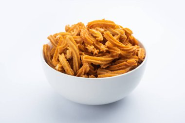 Tuzlu Soya Sticks Hint yemeği. El yapımı.