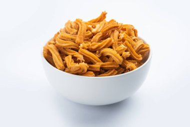 Tuzlu Soya Sticks Hint yemeği. El yapımı.
