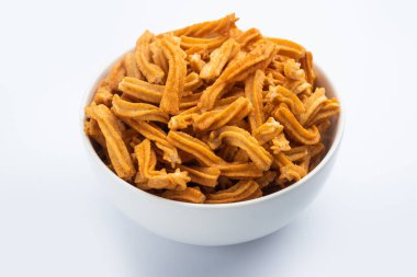 Tuzlu Soya Sticks Hint yemeği. El yapımı.