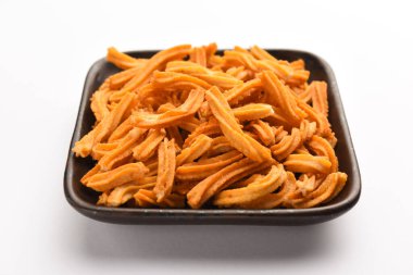 Tuzlu Soya Sticks Hint yemeği. El yapımı.