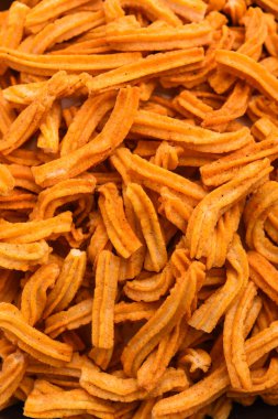 Tuzlu Soya Sticks Hint yemeği. El yapımı.