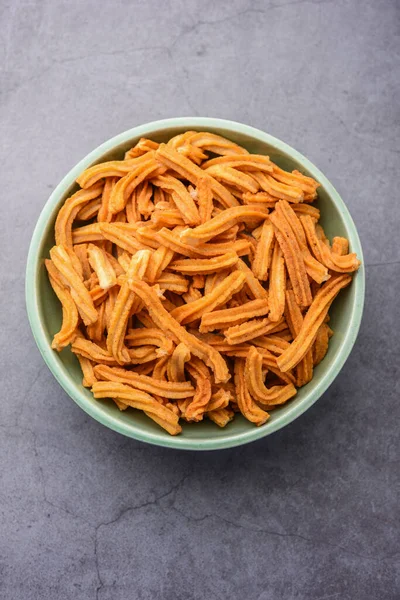 Tuzlu Soya Sticks Hint yemeği. El yapımı.