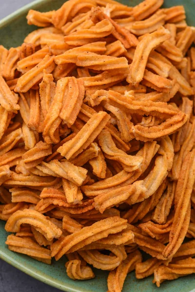 Tuzlu Soya Sticks Hint yemeği. El yapımı.