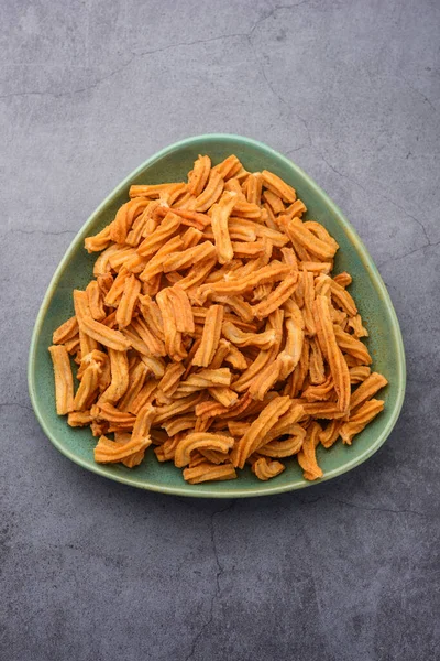 Tuzlu Soya Sticks Hint yemeği. El yapımı.