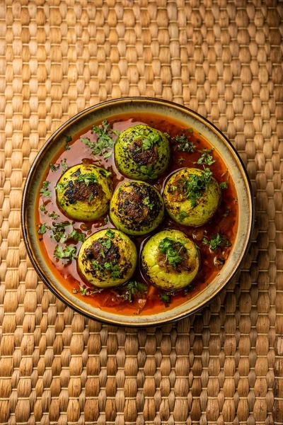 Indian Style Tinda Tinde Sabzi Also Called Indian Squash Melon — 图库照片