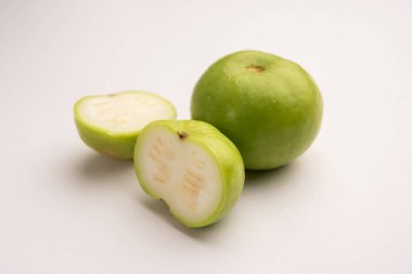 Raw Tinda, tinde also called dhemse, Apple Gourd, Baby Pumpkin, Indian Squash Round Melon