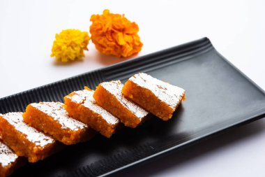 Moti Pak or Motichur barfi/motichoor burfi is a popular indian sweet for diwali, special occassion