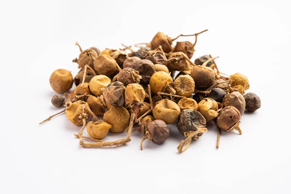 Ayurvedic Choti Kateli Also Known Kantkari Solanum Surattense Dried Powder — Stock Fotó