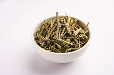 Ayurvedic Dry Kiratatikta or Swertia chirata or Gentianaceae herb used in the various treatments