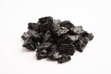 Shilajit is an ayurvedic medicine found primarily in the rocks of the Himalayas. selective focus