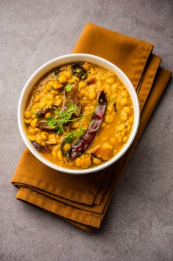 Cholar Dal from west bengal is a slightly sweet tasting dal made of chana dal