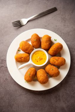 Macher Chop - Bengali style fish cutlet or pakora, a popular festival snack from west Bengal