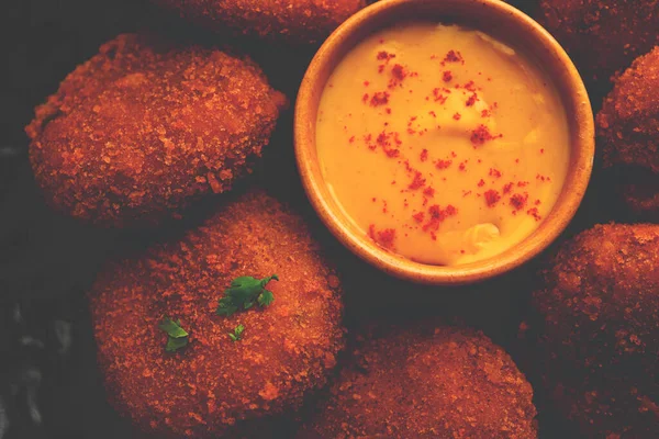 Macher Chop - Bengali style fish cutlet or pakora, a popular festival snack from west Bengal
