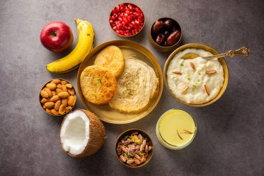 Sargi - Karwa Chauth breakfast menu before starting fasting or upwas on karva chauth, Indian food