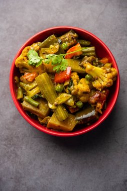 Labra - Indian Bengali Mixed Vegetable Dish made during Durga Puja, Lokhi puja and Saraswati Puja