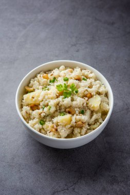 Bhagar - Hint orucu ya da upwas yemek tarifi Barnyad darı pirinç taneleri ya da Sanwa, Samwa