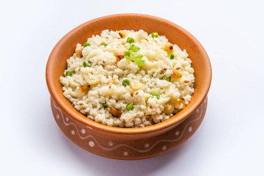 Bhagar - Hint orucu ya da upwas yemek tarifi Barnyad darı pirinç taneleri ya da Sanwa, Samwa