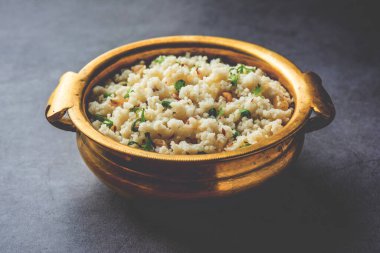 Bhagar - Hint orucu ya da upwas yemek tarifi Barnyad darı pirinç taneleri ya da Sanwa, Samwa