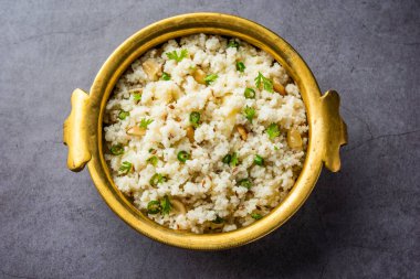 Bhagar - Hint orucu ya da upwas yemek tarifi Barnyad darı pirinç taneleri ya da Sanwa, Samwa