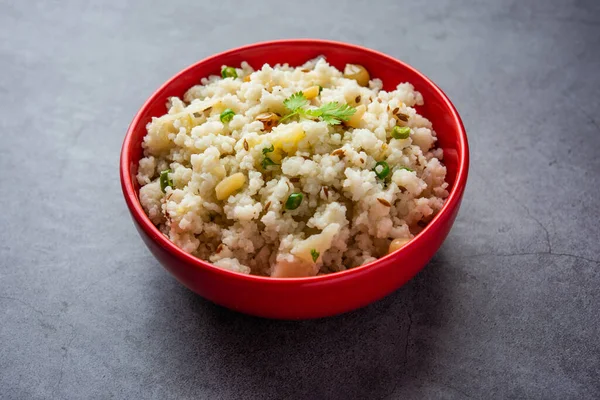 Bhagar Receta Comida India Ayunas Upwas Hecha Con Granos Arroz — Foto de Stock