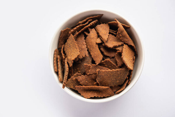 Ragi Chips or Nachni or finger millet wafers, Indian healthy snack
