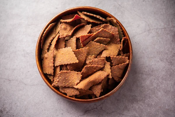 Ragi Chips or Nachni or finger millet wafers, Indian healthy snack