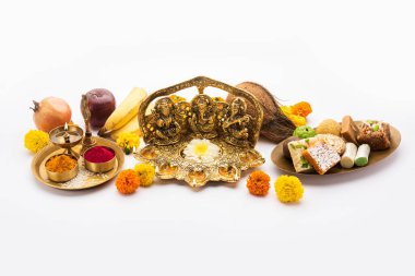 Diwali 'deki Lakshmi Puja, refah tanrıçası Laxmi' ye hürmet etmek için bir Hindu olayıdır.