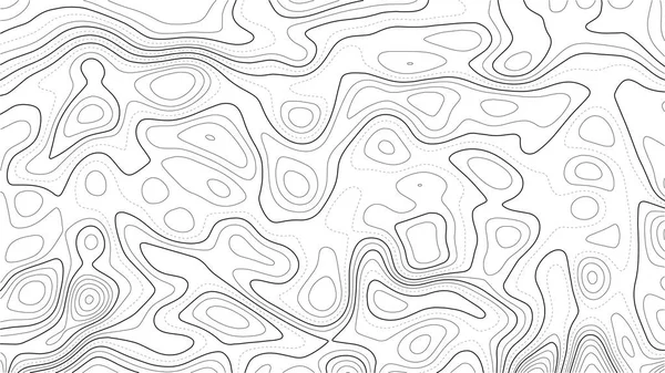 Contour Fond Carte Schéma Géographie Vectorielle Terrain Carte Grille Topographie — Image vectorielle