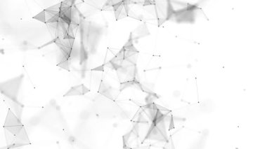 Siber ağ bağlantı yapısı. Teknoloji büyük verileri birbirine bağlıyor. Bilim geçmişi. İş için fütüristik fon. 3B görüntüleme.