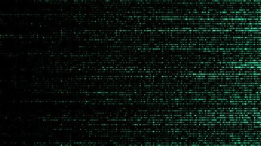 Parçacıkların soyut teknoloji dalgası. Büyük veri görselleştirmesi. Hareket noktalı koyu bir arka plan. Yapay zeka. 3d oluşturma.