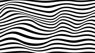 Futuristik dama tahtası dalgası. Hareket eden kareli soyut vektör dalgası. Satranç tahtası siyah beyaz arkaplan.