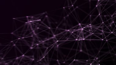 Arızalı siber ağ bağlantı yapısı. Teknoloji büyük verileri birbirine bağlıyor. Bilim geçmişi. İş için fütüristik fon. 3B görüntüleme.