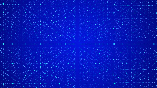 Siber ağ bağlantı yapısı. Teknoloji büyük verileri birbirine bağlıyor. Bilim geçmişi. İş için fütüristik fon. 3B görüntüleme.