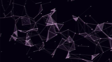 Arızalı siber ağ bağlantı yapısı. Teknoloji büyük verileri birbirine bağlıyor. Vektör bilimi geçmişi. Ticari fonun fonu.