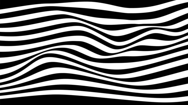 未来的なチェッカーボード波 移動方程式を持つ抽象ベクトル波 チェス盤黒と白の背景 — ストックベクタ