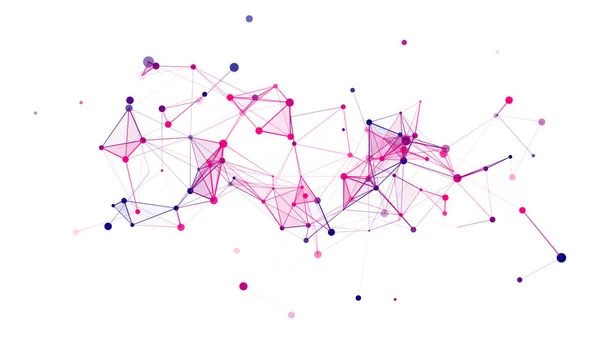 Estructura Conexión Red Cibernética Tecnología Conecta Big Data Antecedentes Científicos — Vector de stock