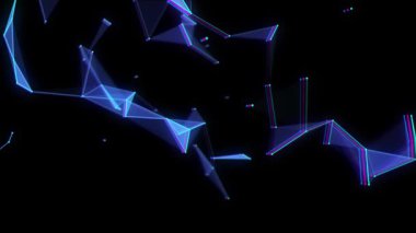 Arızalı siber ağ bağlantı yapısı. Teknoloji büyük verileri birbirine bağlıyor. Bilim geçmişi. İş için fütüristik fon. 3B görüntüleme.